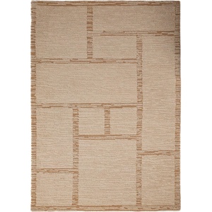 Flair Rugs Ръчно изработен вълнен килим в естествен цвят 140x200 cm Harris Modula Wool - Flair Rugs (503119382690)
