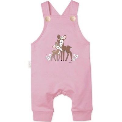 Dievčenské tepláky na traky BAMBI Ružová