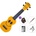 Mahalo U-SMILINO SET 2 Yellow Сопрано укулеле (U-SMILINO-YW-SET-2)