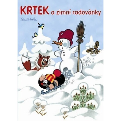 Kniha Zdeněk Miler Krtek a zimní radovánky omalovánka