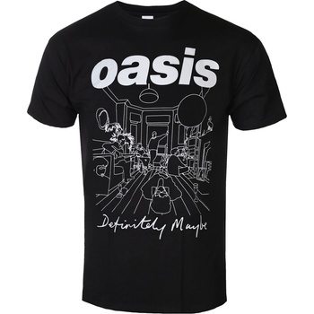 ROCK OFF Мъжка тениска Oasis - Definitely Maybe Line Drawing - ROCK OFF - OASTS30MB