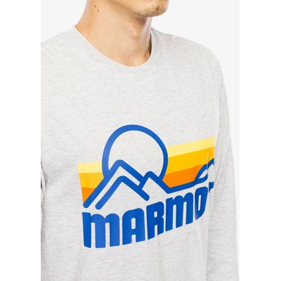 Marmot Coastal Tee LS light grey heather