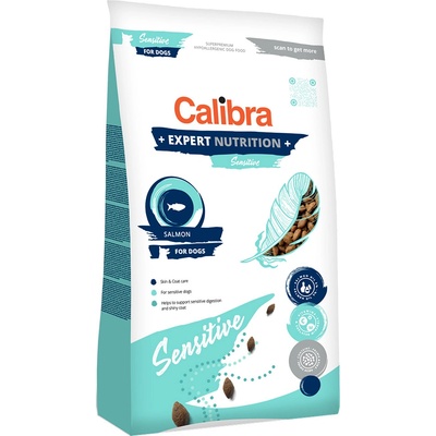 Calibra EXPERT+ Adult Sensitive & Derma Support lososové 12 kg