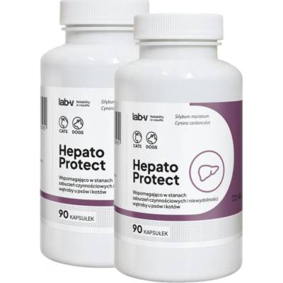 LAB-V Hepato Protect pre psov a mačky 2x90 kapsúl