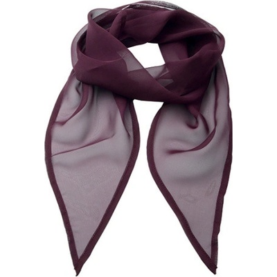 Premier Workwear dámský šifonový šátek PR740 Aubergine -ca. Pantone 5115