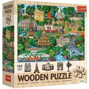 Trefl Wooden puzzle 1000 France famous places TREFL