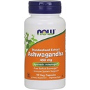 Now Ashwagandha Vitánie snodárná extrakt 450 mg 90 rostlinných kapsúl