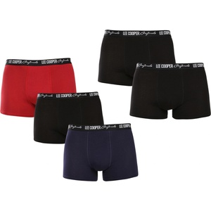 Lee Cooper Комплект пет - мъжки боксерки Lee Cooper многоцветни Lee Cooper | Cheren Sin Cherven Mnogotsveten | МЪЖЕ | M