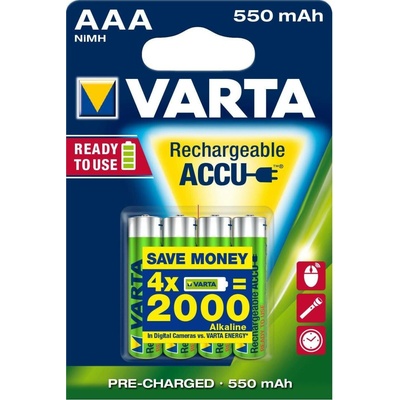 Varta Power AAA 550 mAh 4ks 56743101404