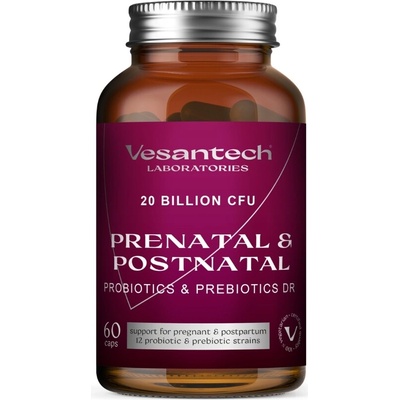 Vesantech Probiotika PRENATAL & POSTNATAL 20 mld CFU, 60 kapslí