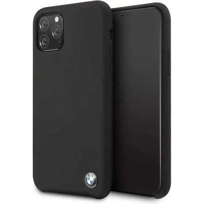 BMW Signature Silicone Hard Case - твърд силиконов кейс за iPhone 11 Pro Max (черен)