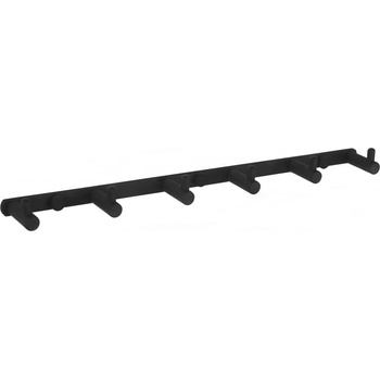 Mexen кука за кърпа с шест държача, черна - 709166-70 (709166-70)