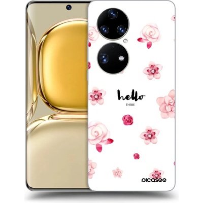 Púzdro Picasee silikónové Huawei P50 - Hello there čiré