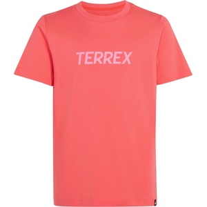 adidas Terrex Детска тениска adidas Terrex Kid's MT Logo Tee T-shirt - Pure Turbo - размер 164 (EU) (704-5880-0815)