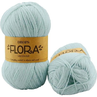Drops Flora Uni colour 34 světlá mořská zelená