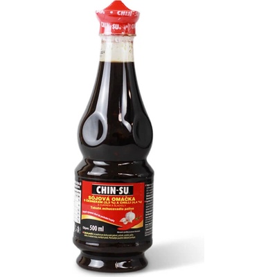 CHIN-SU Sójová omáčka čili, cesnak 500ml