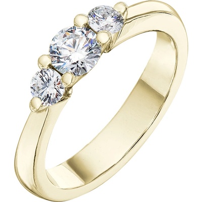 Tiami Prsten ze žlutého zlata s diamanty Pure Line RPLY21001