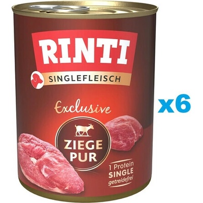 Rinti Singlefleisch Exclusive Goat Pure 6 x 800 g