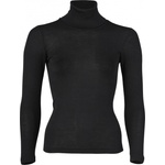 Engel Дамско копринено термобельо Engel Women's Long-Sleeved Roll Neck Silk base layer - Black - размер 46/48 (EU) (114-1947-0311)