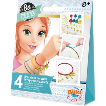 Buki France Творчески комплект Buki Be Teens - Увий и направи разноцветни гривни (BKBE303)