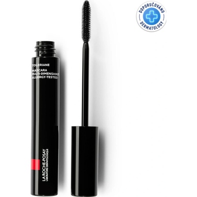 La Roche-Posay Toleriane posilující řasenka pro prodloužení a zvětšení objemu řas Black 7,2 ml – Zboží Dáma