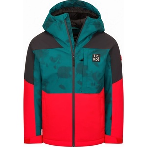 TROLLKIDS Детско ски яке Trollkids Kid's Lifjell Jacket XT Ski jacket - Chili Red / Dark Cyan - размер 140 (EU) (703-7237-0218)