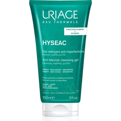 Uriage Hyseac Cleansing Gel лек почистващ гел за лице и тяло 150ml