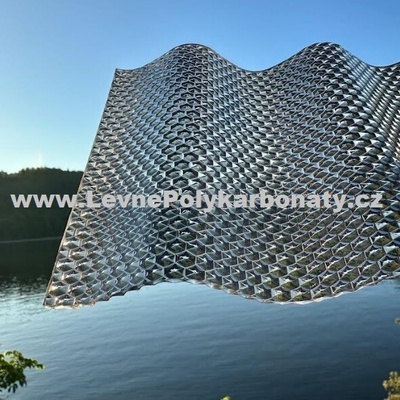 Palram WBH Strong Vlnitý polykarbonát 2,8 mm 1,045 m x 3,5 m antracit 1 ks