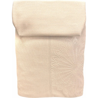 Tapple Světle šedohnědý texturovaný s ornamenty Cora 16 l