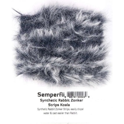Semperfli Sytetické Proužky Králičí Kůže Synthetic Rabbit Zonker Strips Koala