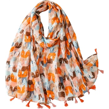 HARAHU Шал Cats - Оранжева KP33937 (33937)