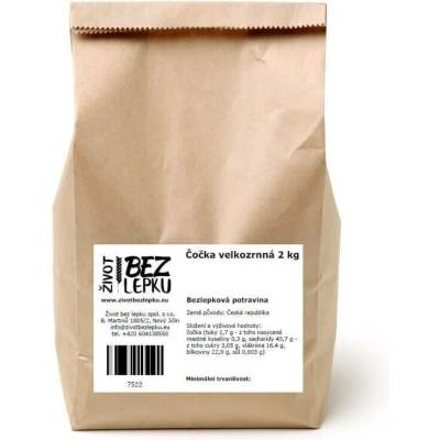Život bez lepku Čočka velkozrnná 2 kg