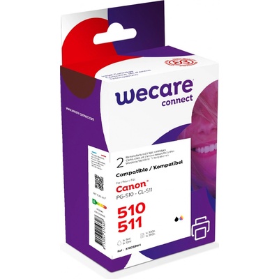 Wecare Canon PG-510 + CL-511 CMYK - kompatibilný