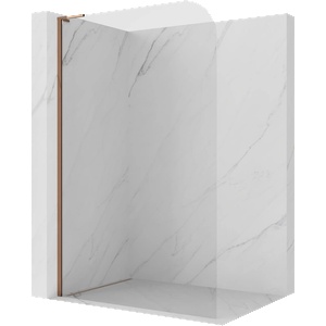 Mexen Kioto-P L Душ параван Walk-in 110 x 200 см, прозрачен 8 мм, розово злато (800-110-103-60-00-P)