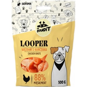 VetExpert Mr. Bandit LOOPER chicken knots - деликатесно лакомство с пилешко за кучета, 80 гр - Полша
