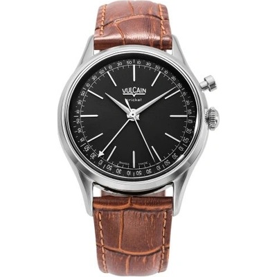 Vulcain Cricket President Black Brown Alligator