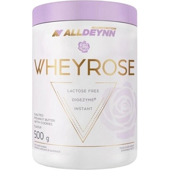 ALLNUTRITION AllDeynn | WheyRose - Lactose Free Protein with DigeZyme [500 грама] Salted Peanut Butter with Cookie