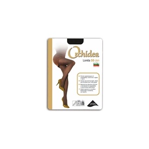 Orchidea Чорапогащи микрофибър черни Loreta 50 Den - 1/2-S (2810)