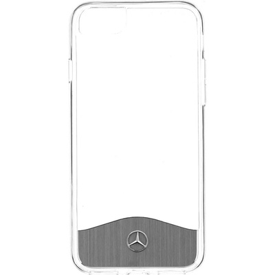 Mercedes Hard Case Wave IX Transparent/ iPhone 7 strieborné