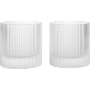 Ferm Living Ripple Tumbler Чаши, 250 ml, матирани, 2 бр (1104270636)