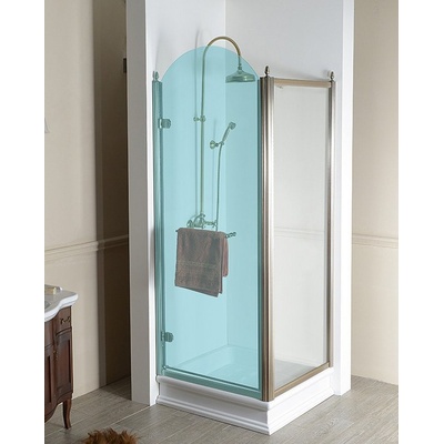 Gelco Antique boční stěna 1000mm, ČIRÉ sklo, bronz GQ5610C