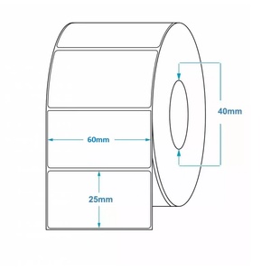 Value Етикет от хартия на ролка 60x25 mm 2500 броя/ролка