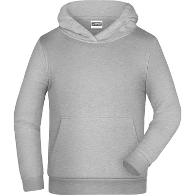 Daiber JN 796K dětská mikina s kapucí grey heather