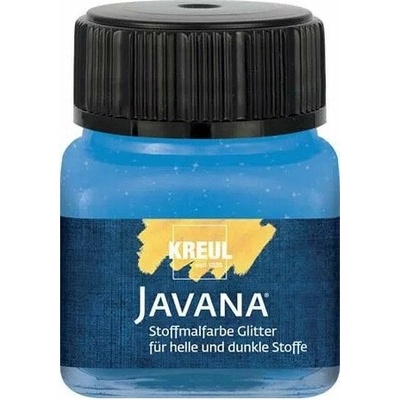 Javana glitrová farba na textil 20 ml zafírovomodrá