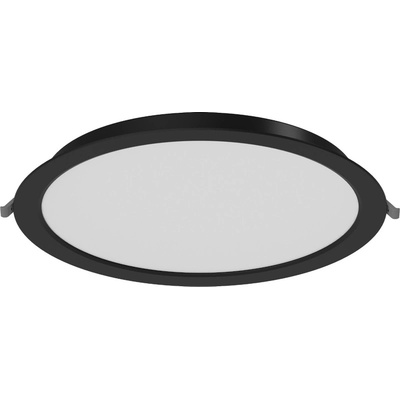 Mexen LDRR вдлъбнат таванен панел Downlight LED, 30 см, 24W, студена - 6500K, 1920 lm, черен (L210-030-2465-70)