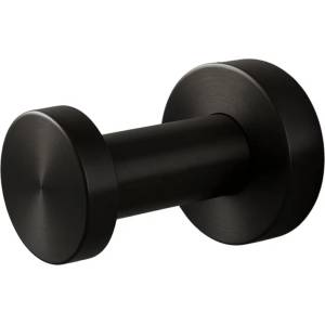 BALNEO Единична кръгла кука Balneo Qube, черен мат (M0101060301)