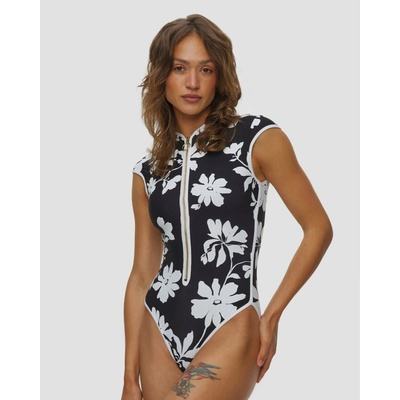 Seafolly Jednodielne plavky Cap Sleeve Zip Front One Piece