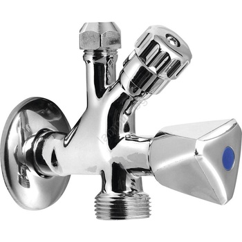 Aqualine - Комбиниран вентил лъскав хром (SH0800)