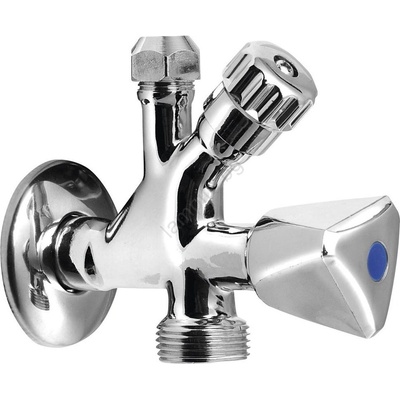 Aqualine - Комбиниран вентил лъскав хром (SH0800)