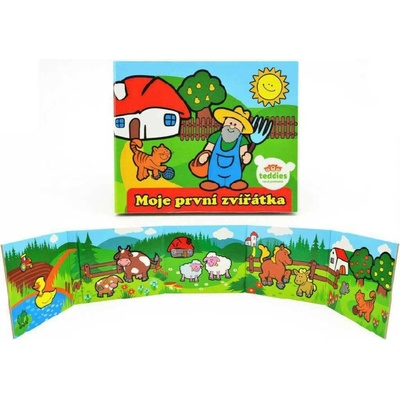 Teddies Knížka Leporelo - Moje první zvířátka